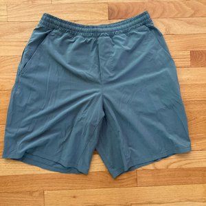 Men's Lululemon T.H.E. SHORT 9" *LINER Steel Blue / Teal